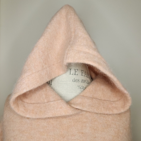 Little Moon Pink Knit Hoodie - Picture 5 of 9